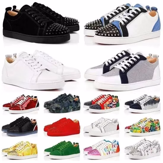 2023 Top Hommes Casual Chaussures Logo Embossed Entraîneur Sneaker Noir Vert Jaune Denim Bleu Ciel Triple Blanc Rose Gris Rouge Denim Luxe Hommes Femmes Designer Baskets