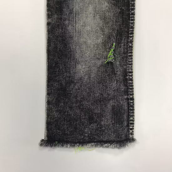 Tissus de jeans en denim extensibles en sergé cassé en nylon et coton en bambou